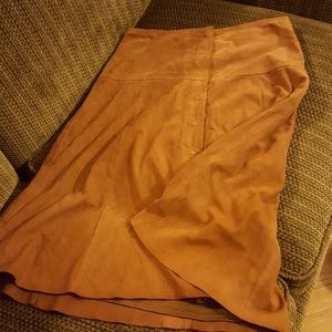 Suede Skirt